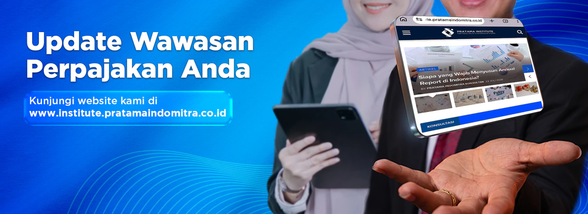 Website Pratama Institute update wawasan perpajakan PT Pratama Indomitra